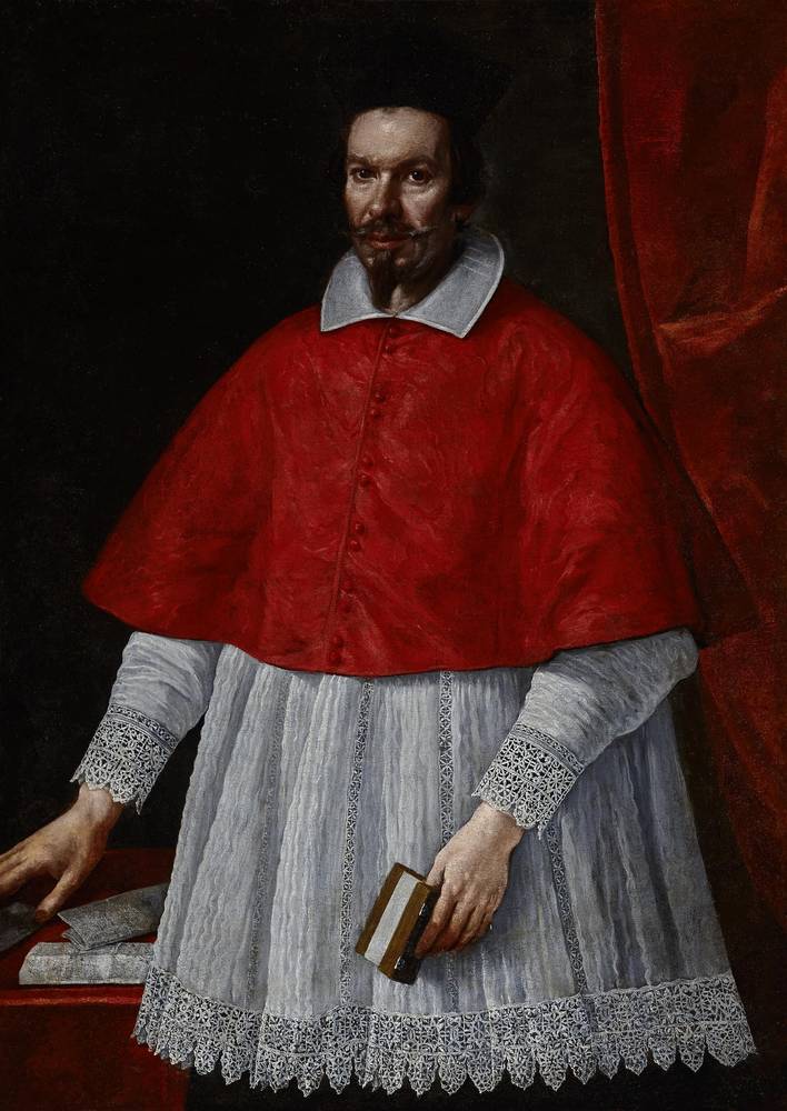 Leandro Bassano (eigentlich dal Ponte), zugeschrieben, Vermutlich Porträt des Salzburger Erzbischofs Wolf Dietrich von Raitenau (1559-1617, Erzbischof von 1587-1612), 1604, Inv.-Nr. 1033-2013