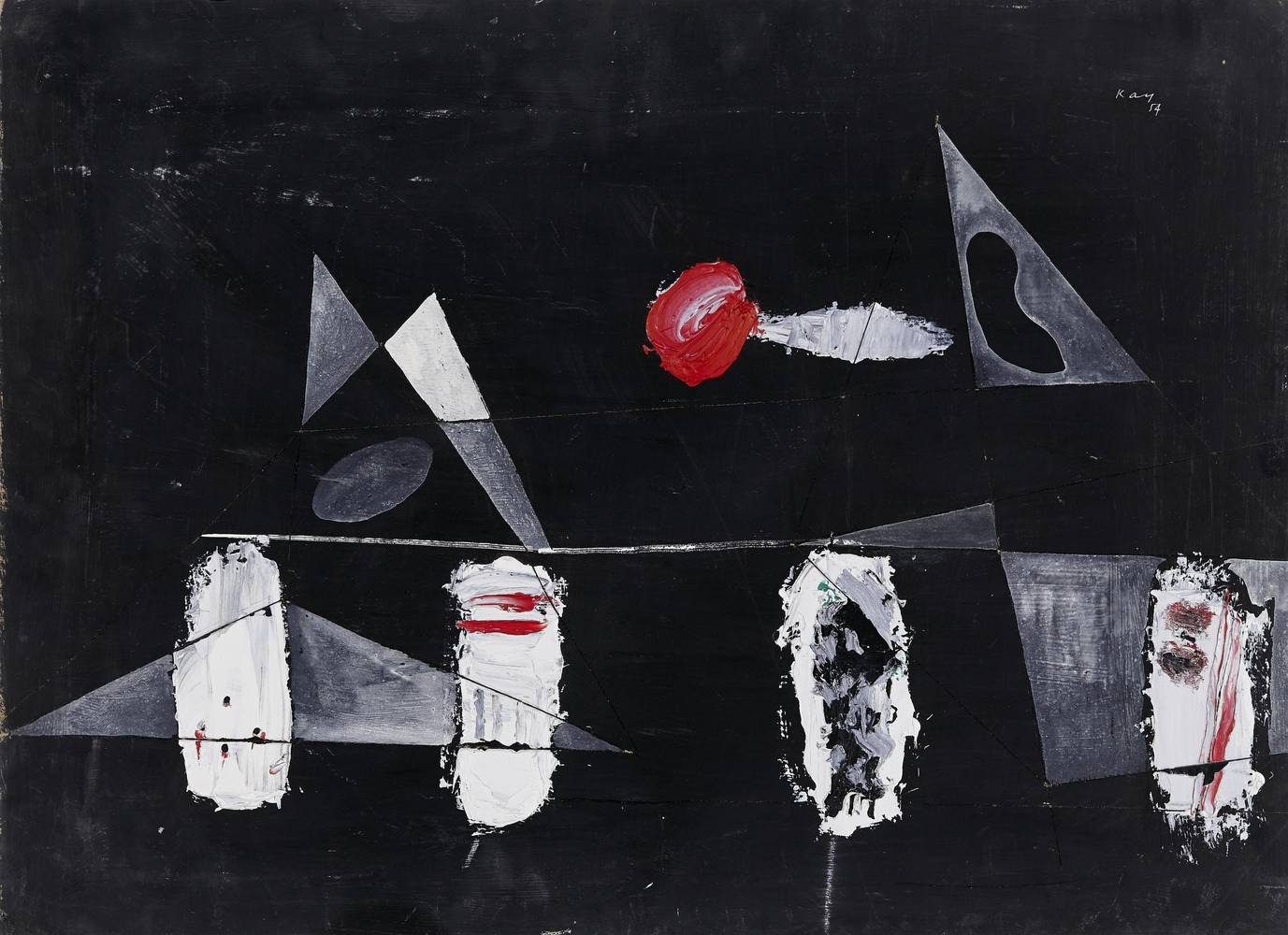 Kay Krasnitzky, o. T. (in Balance), 1954, Inv.-Nr. 1241-2013
