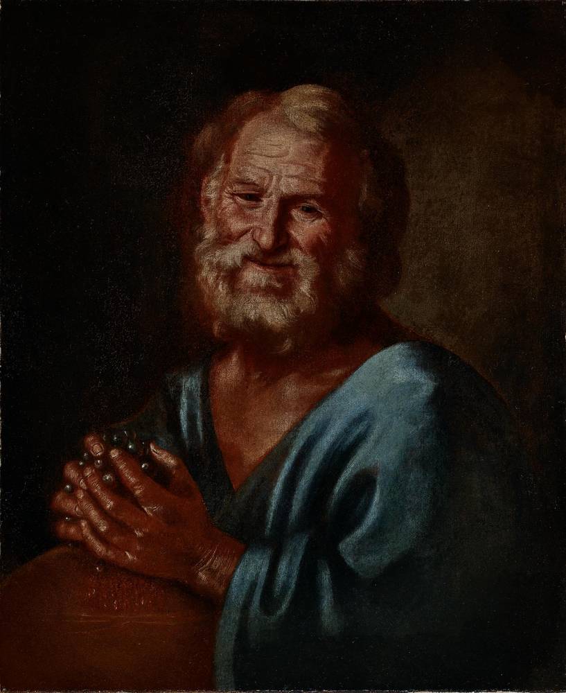 Johann Friedrich Pereth (1643 - 1722), Porträt eine alten Mannes "Vater Noah", um 1700, Öl auf Leinwand, Inv.-Nr. 357-49